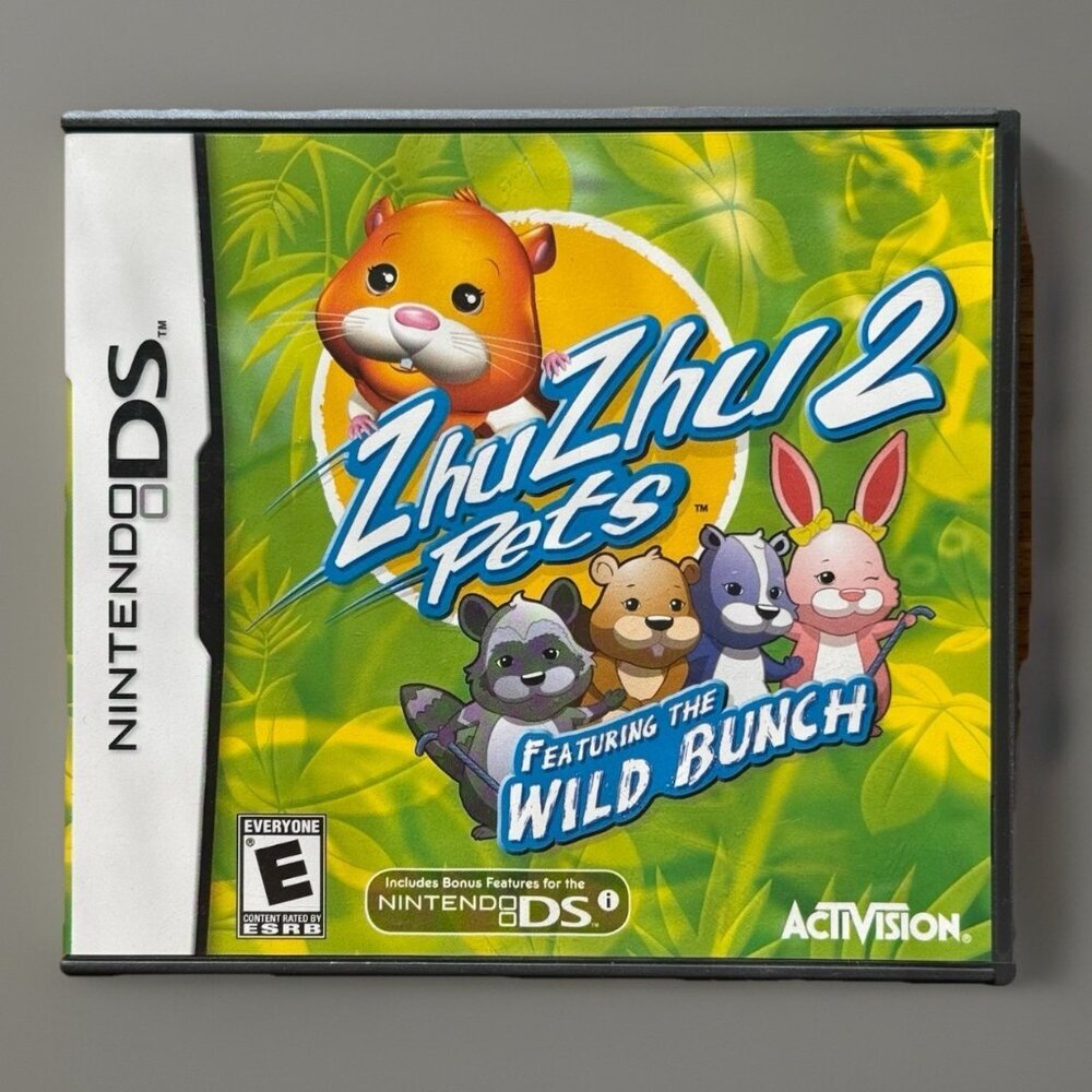 Zhu Zhu Pets 2 Nintendo Ds Featuring The Wild Bunch Tested Working CIB Complete!
